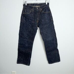 Samurai Jeans Men 29 Straight Japan Dark Wash Indigo 30” L CL